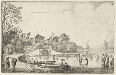 Skaters on a River